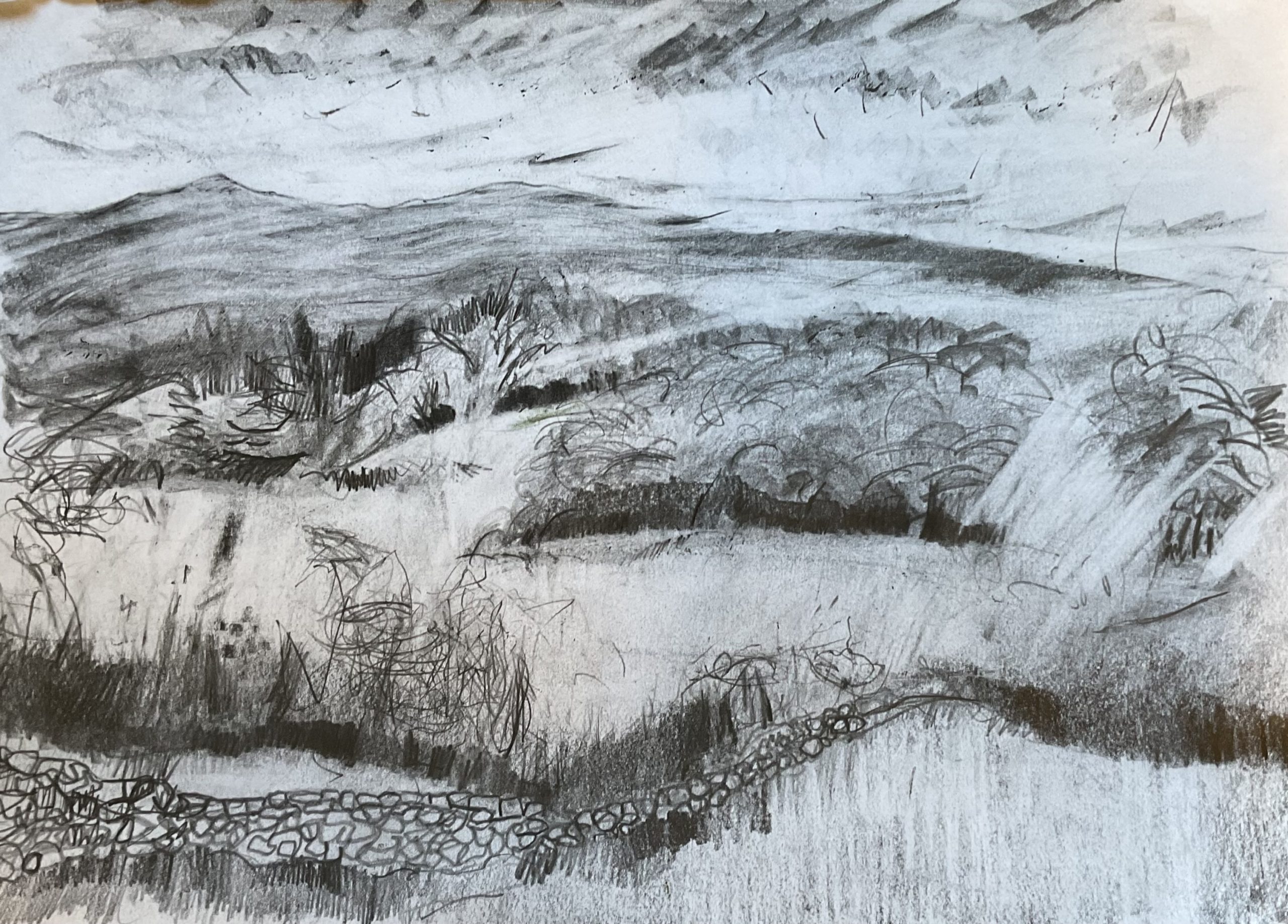 Drawings for the Field - Bowland - Pencil, Graphite on Paper